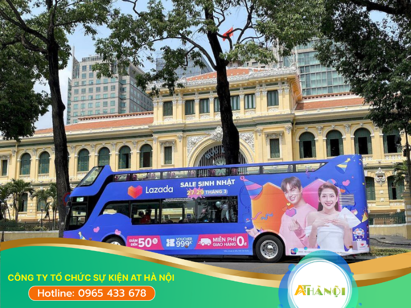 Các chương trình roadshow xe bus 2 tầng thường được tổ chức tại các thành phố lớn