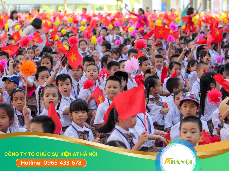 AT Hà Nội tự hào là đơn vị tổ chức khai giảng năm học mới cho nhiều trường học trên khắp địa bàn Hà Nội