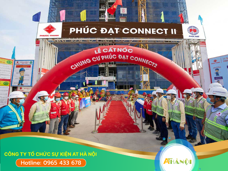 Tổ chức thành công nhiều lễ cất nóc dự án