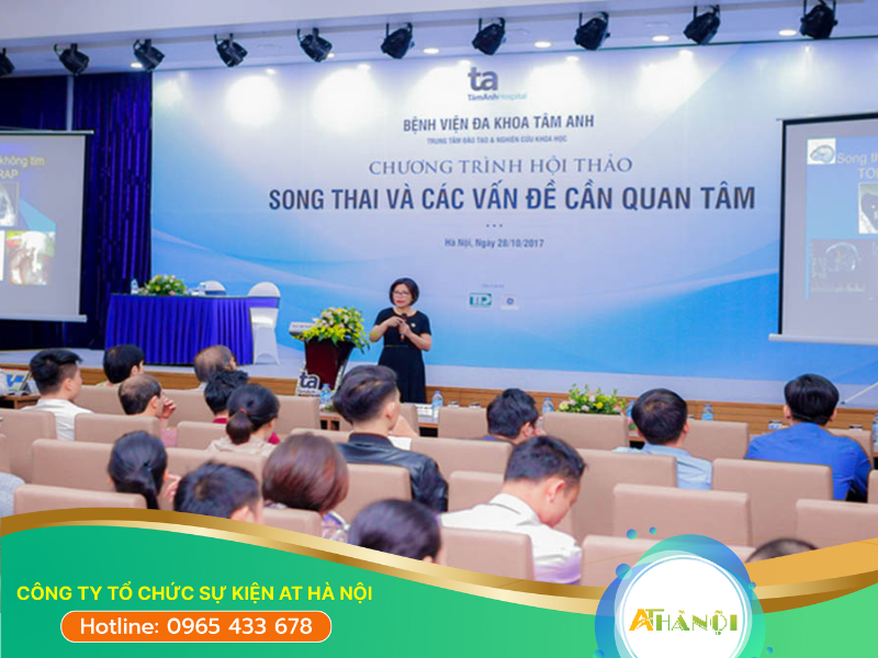 Hội thảo dao AT Hà Nội là đơn vị cung cấp dịch vụ tổ chức hội thảo