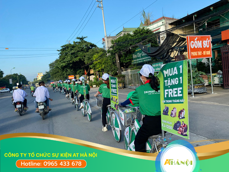 Nhân sự roadshow được đào tạo bài bản