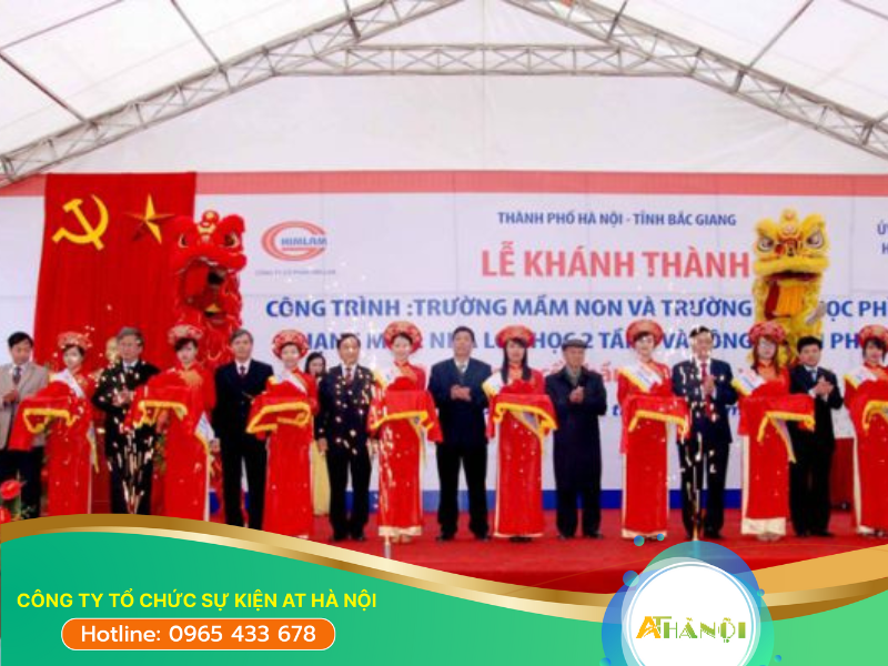 Chương trình tổ chức lễ khánh thành