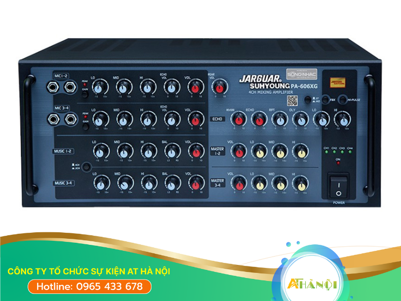 Amply karaoke là thiết bị có khả năng chỉnh âm thanh, độ vang, độ khuếch đại, độ trầm bổng, góp phần nâng cao chất lượng của âm thanh đầu ra