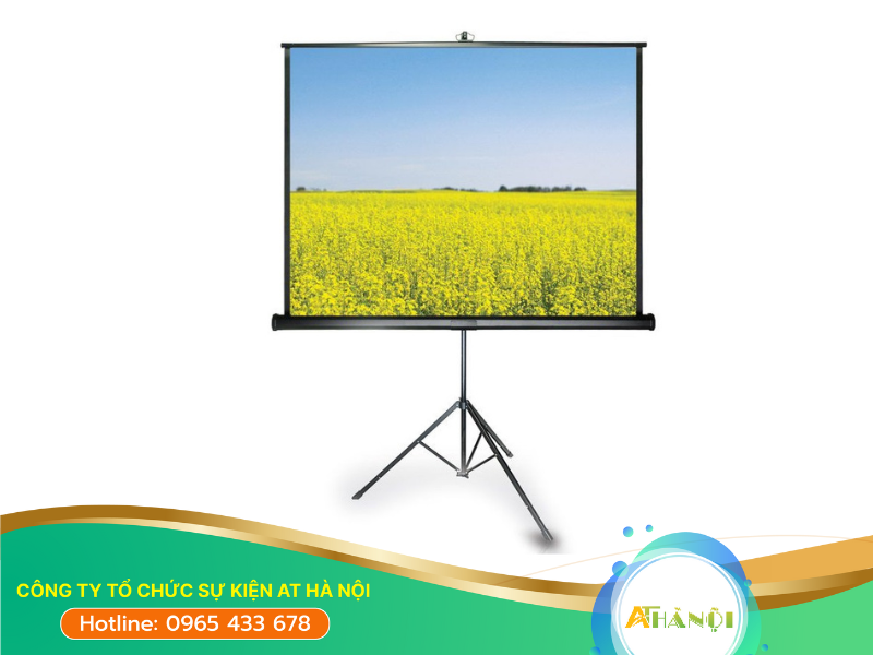 Cách lắp màn chiếu 3 chân