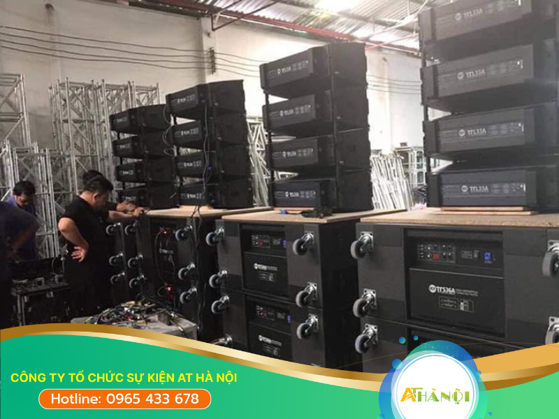 AT Hà Nội cho thuê thiết bị âm thanh ánh sáng giá rẻ, trọn gói