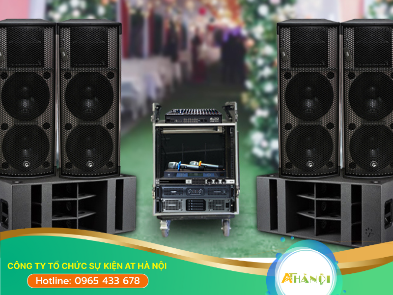 Thiết bị âm thanh của AT Hà Nội có độ mới cao