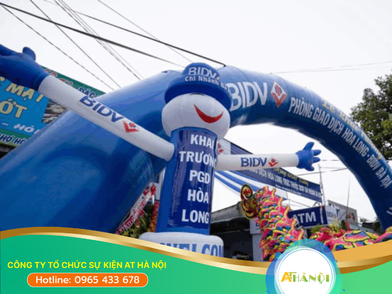 Khi thuê rối hơi thường thuê kèm cổng hơi