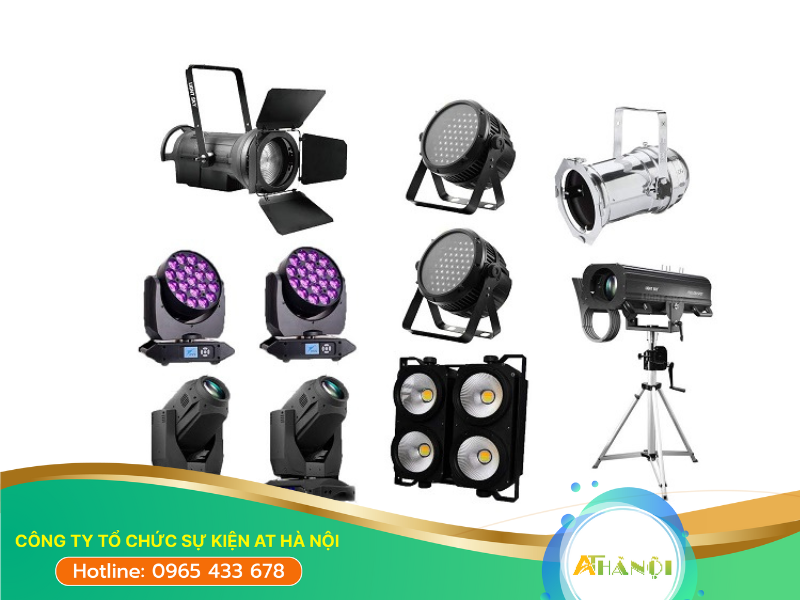 Đầy đủ các thiết bị đèn chiếu sáng