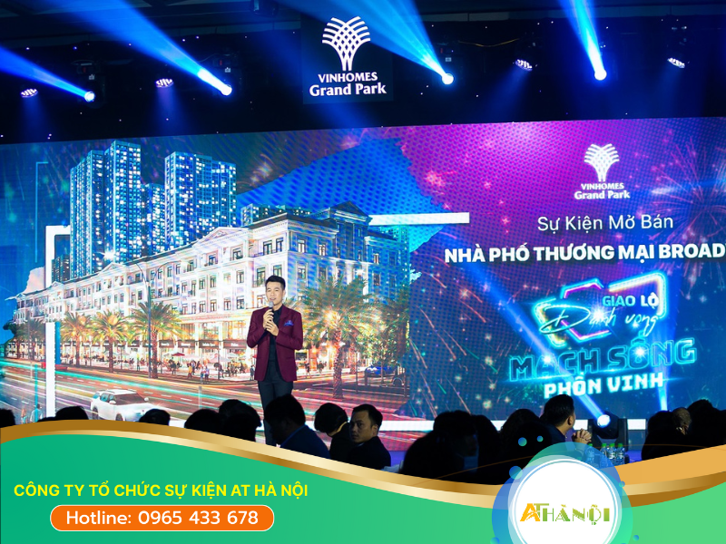Vì sao nên chọn dịch vụ tổ chức sự kiện mở bán dự án tại AT Hà Nội