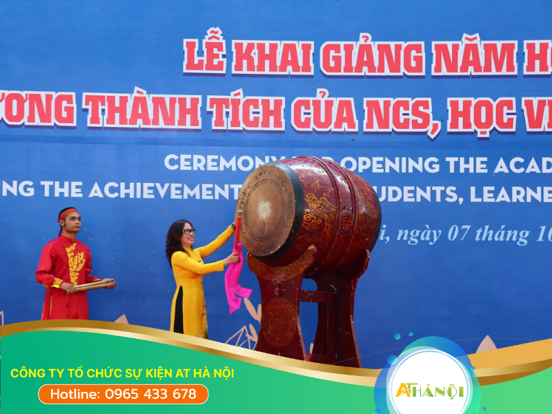 Hình ảnh tổ chức khai giảng thực tế của AT Hà Nội