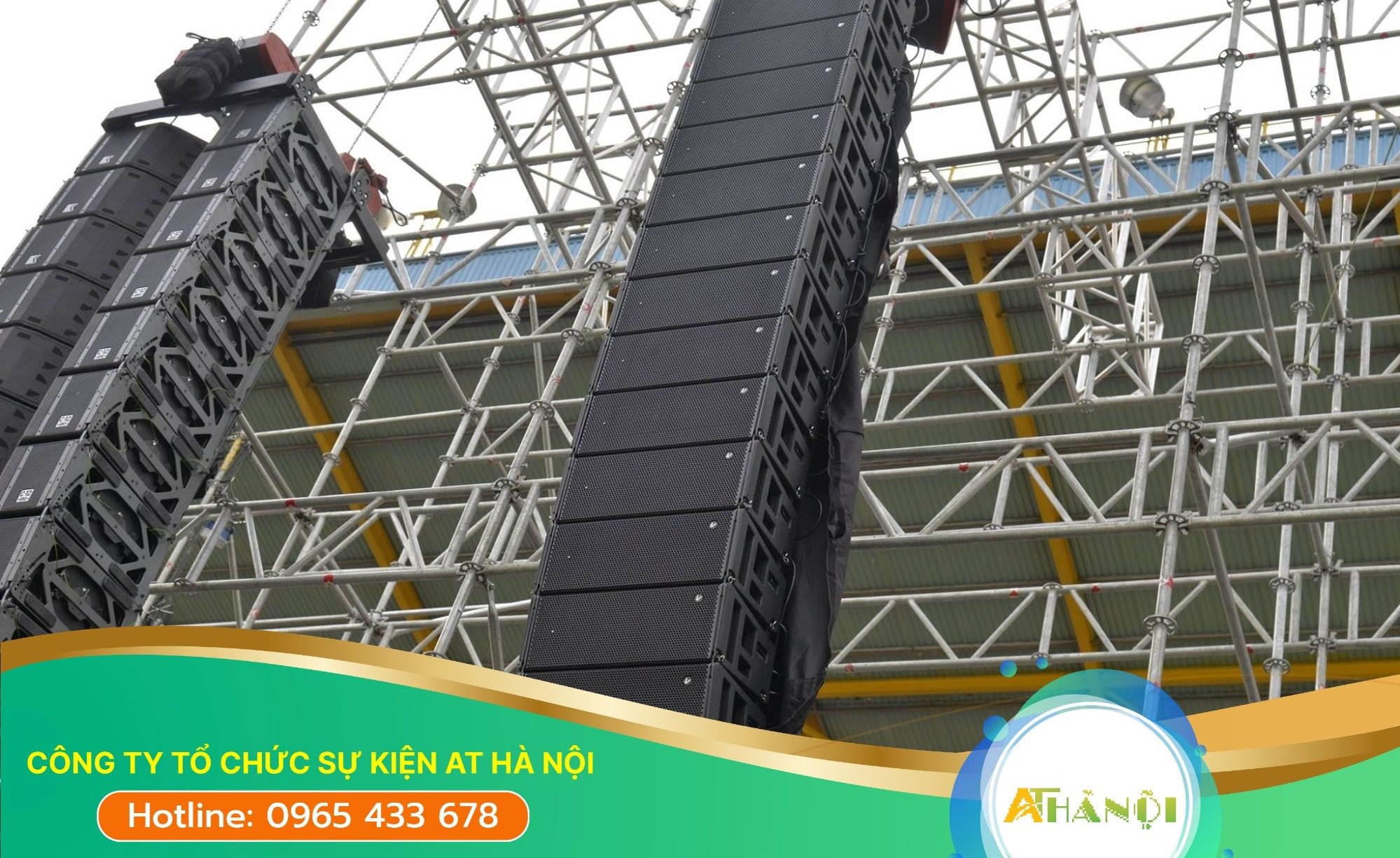 Loa Array được AT Hà Nội lắp đặt