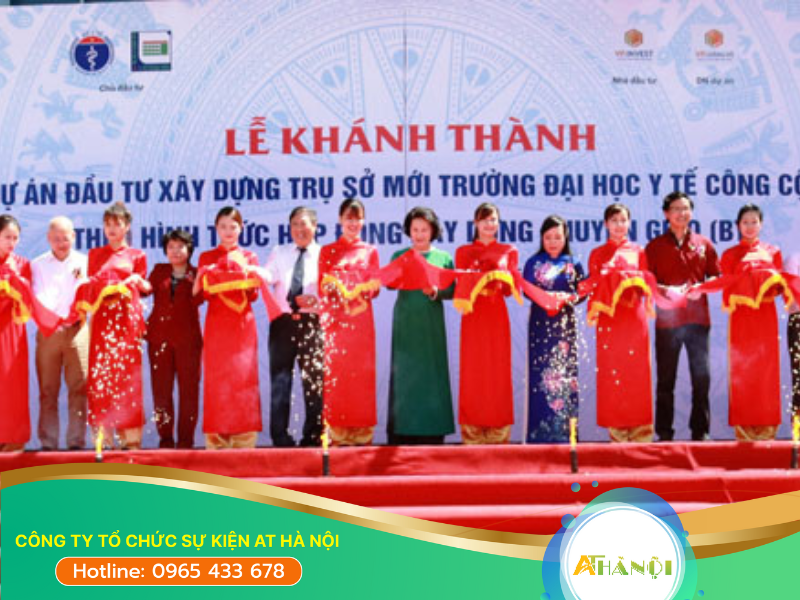 Quy trình tổ chức lễ khanh thành tại AT Hà Nội