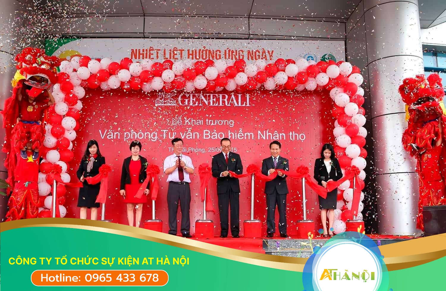 Hoàn thành setup trước khi tổ chức