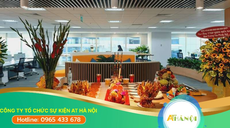 Chuẩn bị lễ cúng khai trương